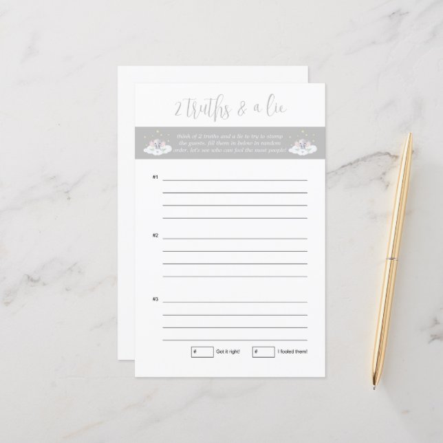 赤ちゃんシャワーツートゥルーズとライゲーム象 (正面/裏面インサイチュ)