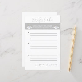 赤ちゃんシャワーツートゥルーズとライゲーム象