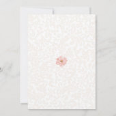 赤ちゃんシャワーティー 招待状 (裏面)