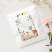 赤ちゃんシャワーディアフォレストフラワー フェイバーバッグ (封をした状態)