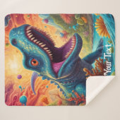 赤ちゃんシャワーディノダニ シェルパブランケット (正面(横))