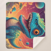 赤ちゃんシャワーディノダニ シェルパブランケット (正面)