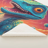 赤ちゃんシャワーディノダニ シェルパブランケット (3/4)