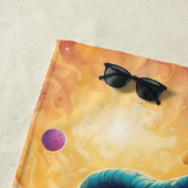 赤ちゃんシャワーディノダニ ビーチタオル (インサイチュ)