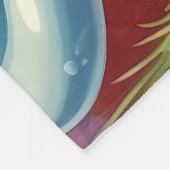 赤ちゃんシャワーディノダニ フリースブランケット (角)