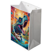 赤ちゃんシャワーディノダニ ミディアムペーパーバッグ (正面アングル)