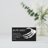 赤ちゃんシャワーハロウィンおむつラッフル エンクロージャーカード (スタンド正面)