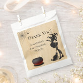 赤ちゃんシャワーハロウィーンウィッチキャンディ フェイバーバッグ (クリップ留めされた状態)