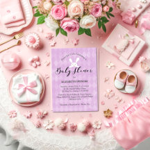 赤ちゃんシャワーバニーパープルベビーシャワー