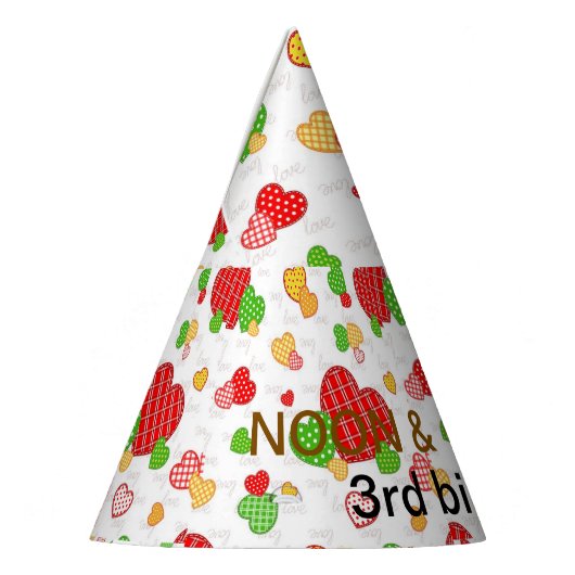 赤ちゃんシャワーパーティー パーティーハット (左)