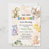 赤ちゃんシャワーパーティー 招待状 (正面)