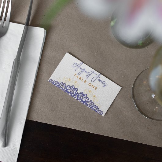 赤ちゃんシャワーパープルフラワーテーブルフラットカード ノートカード