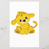 赤ちゃんシャワービンゴカラフルタイガーゲームカード チラシ (裏面)