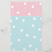 赤ちゃんシャワービンゴ「ピンクブルーベビー」 チラシ (裏面)