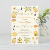 赤ちゃんシャワービー 招待状 (スタンド正面)