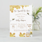 赤ちゃんシャワービー 招待状 (スタンド正面)