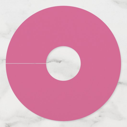 赤ちゃんシャワーピンクを振りかける ワイングラスタグ (裏面)