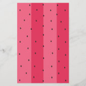 赤ちゃんシャワーピンクビンゴ「傘スイカ」 チラシ (裏面)