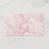 赤ちゃんシャワーピンク詩のブックリクエスト招待状 エンクロージャーカード (裏面)