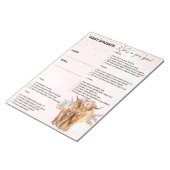 赤ちゃんシャワーピンク高地の牛のゲーム電話で何 ノートパッド (アングル)