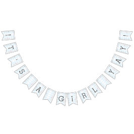 赤ちゃんシャワーピンク/ブルー/キャッスル，アゲハチョウバナー バンティングフラッグ