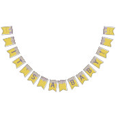 赤ちゃんシャワーピンク「ベビーの足」、アゲハチョウバナー バンティングフラッグ (全)