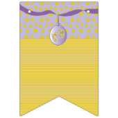 赤ちゃんシャワーピンク「ベビーの足」、アゲハチョウバナー バンティングフラッグ (第2の旗)