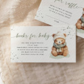 赤ちゃんシャワーブックでベビーカードを待つ エンクロージャーカード
