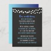 赤ちゃんシャワーブックカード インビテーションポストカード (正面/裏面)