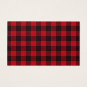 赤ちゃんシャワーブックリクエストクリスマストラックレッドプレイド (裏面)