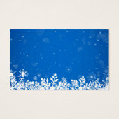 赤ちゃんシャワーブックリクエスト冬の青い雪 (裏面)