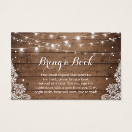 赤ちゃんシャワーブックリクエスト素朴ウィンタースノーレース