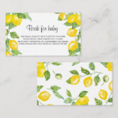 赤ちゃんシャワーブックリクエスト エンクロージャーカード (正面/裏面)