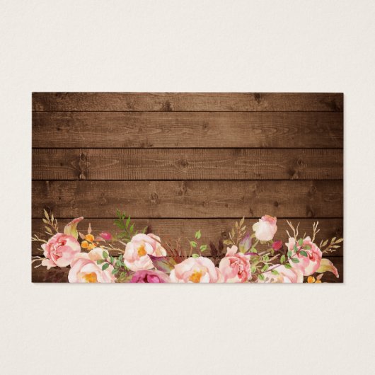 赤ちゃんシャワーブックリクエス素朴ピンクフローラレース (裏面)