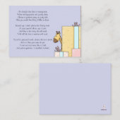 赤ちゃんシャワーブック挿入カード エンクロージャーカード (正面/裏面)