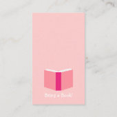 赤ちゃんシャワーブック挿入リクエストカード エンクロージャーカード (裏面)