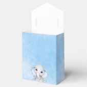 赤ちゃんシャワーブルーエレファントボーイ フェイバーボックス (オープン)