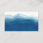 赤ちゃんシャワーブルーグラデーションウォーターおむつラッフル エンクロージャーカード (裏面)