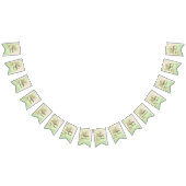 赤ちゃんシャワーブルー/ライブラリ,アゲハチョウバナー バンティングフラッグ (全)