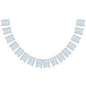 赤ちゃんシャワーブルー"金ゴールド鳥"アゲハチョウバナー バンティングフラッグ (全)