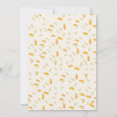 赤ちゃんシャワーベアの招待 招待状 (裏面)