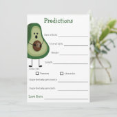 赤ちゃんシャワーベビーの予測 招待状 (スタンド正面)