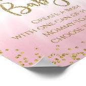 赤ちゃんシャワーベビーを作ろう ポスター (角)