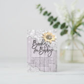 赤ちゃんシャワーベビー/ブックリクエスト エンクロージャーカード (スタンド正面)
