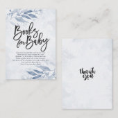 赤ちゃんシャワーベビー/ブックリクエスト エンクロージャーカード (正面/裏面)