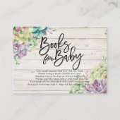 赤ちゃんシャワーベビー/ブックリクエスト エンクロージャーカード (正面)