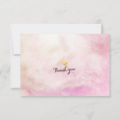 赤ちゃんシャワーベビー/ブックリクエスト 招待状 (裏面)