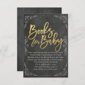赤ちゃんシャワーベビー/ブックリクエスト 招待状 (正面/裏面)