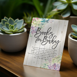 赤ちゃんシャワーベビー/ブックリクエスト 招待状