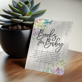 赤ちゃんシャワーベビー/ブックリクエスト 招待状